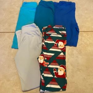 Set of tween kid leggings